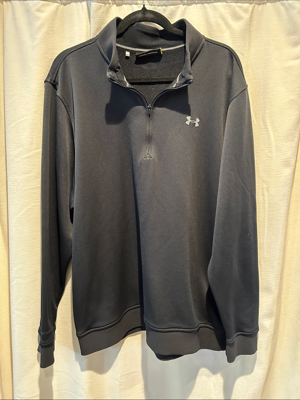 Under Armour Charcoal Gray Quarter-Zip Pullover